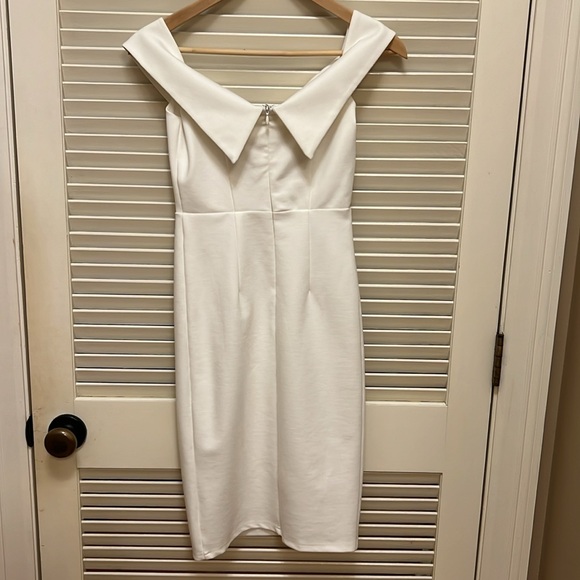 Lulus Cocktail Dress in White, Size XSmall, EUC - Picture 9 of 14